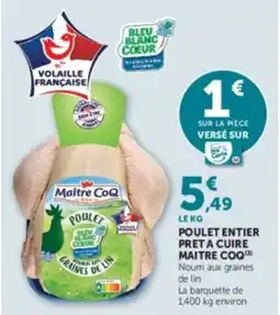 U Express Maitre CoQ Poulet offre
