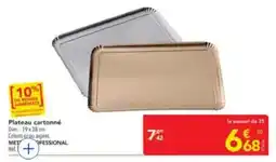 METRO METAL PROFESSIONAL Plateau cartonné offre