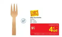 METRO Bambou Mini fourchette offre