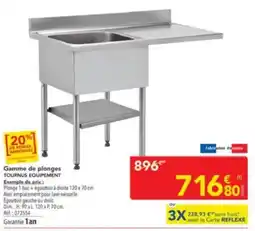 METRO TOURNUS EQUIPEMENT plonges offre