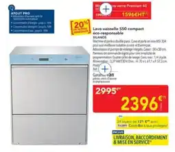 METRO SILANOS Lave-vaisselle S50 compact offre