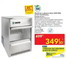 METRO METRO PROFESSIONAL Machines à glaçons Série GIM1000 offre