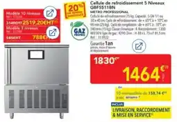 METRO METRO PROFESSIONAL Cellule de refroidissement 5 Niveaux offre