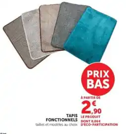 Super U TAPIS FONCTIONNELS offre