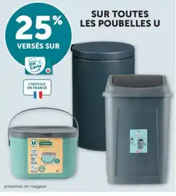 Super U U sur toutes les poubelles offre