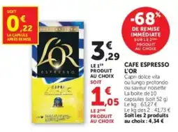 U Express L'OR Espresso offre
