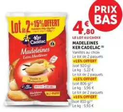 U Express Ker Cadelac Madeleines offre