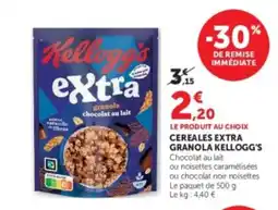 U Express Kellogg's granola offre