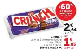 U Express Nestle CRUNCH offre