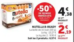 U Express Nutella B-ready offre