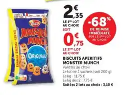 U Express Vico Monster Munch offre