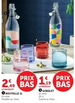 Super U BOUTEILLE 1L offre