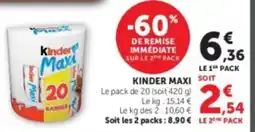 U Express Kinder Maxi offre