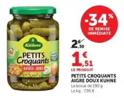U Express Kühne PETITS Croquants offre