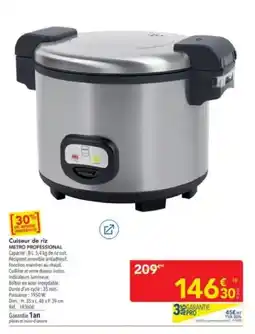 METRO METRO PROFESSIONAL Cuisseur de riz offre