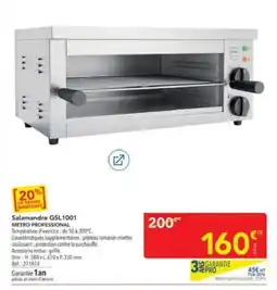 METRO Salamandre GSL1001 offre