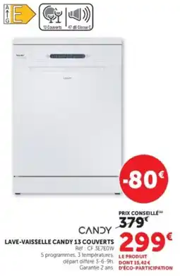 Super U CANDY LAVE-VAISSELLE 13 COUVERTS offre