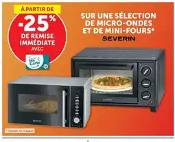 Super U Severin micro-ondes et mini-fours offre