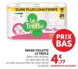 U Express Le Trèfle Papier Toilette offre