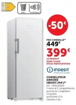 Super U INDESIT CONGELATEUR ARMOIRE offre