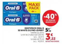 U Express Oral-B DENTIFRICE offre
