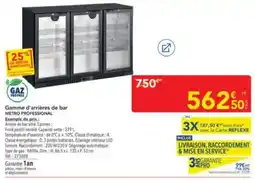 METRO METRO PROFESSIONAL arrière de bar offre