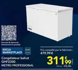 METRO METRO PROFESSIONAL Congélateur bahut GHF2300 offre