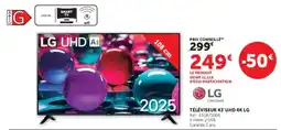 Super U LG TÉLÉVISEUR 43' UHD 4K offre