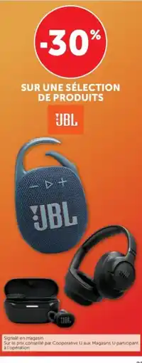 Super U Jblsur une selection de produits offre