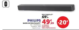 Super U PHILIPS BARRE DE SON PHILIPS offre