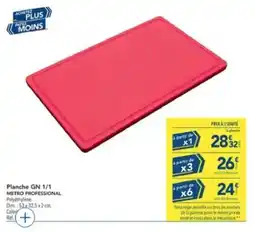 METRO METRO PROFESSIONAL Planche GN 1/1 offre