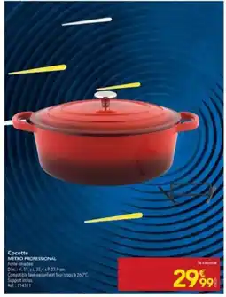 METRO METRO PROFESSIONAL Cocotte offre