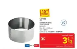 METRO Cercles Inox offre