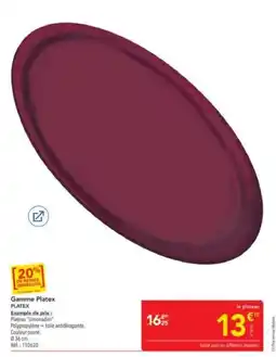 METRO PLATEX Plateau offre