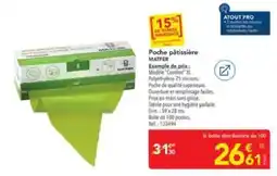 METRO MATFER Poche pâtissière offre