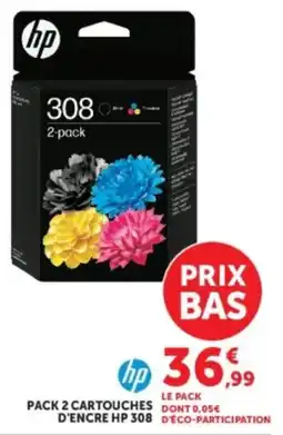 Super U HP Cartouches d'encre 308 offre