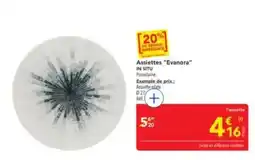 METRO Evanora Assiettes offre
