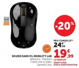 Super U MOBILITY LAB SOURIS SANS FIL offre