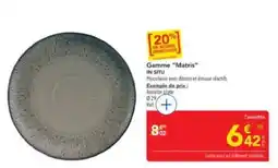 METRO Matris Assiette plate offre
