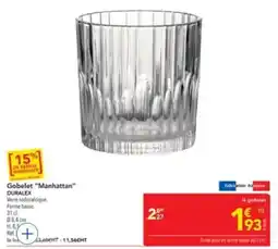 METRO DURALEX Gobelet "Manhattan" offre