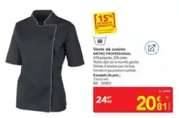 METRO METRO PROFESSIONAL Veste de cuisine offre