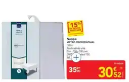 METRO METRO PROFESSIONAL Nappe offre