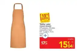 METRO Tablier valet offre