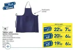 METRO METRO PROFESSIONAL Tablier valet offre