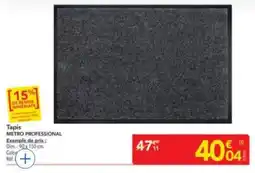 METRO METRO PROFESSIONAL Tapis offre