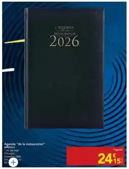 METRO BREPOLS Agenda de la restauration offre
