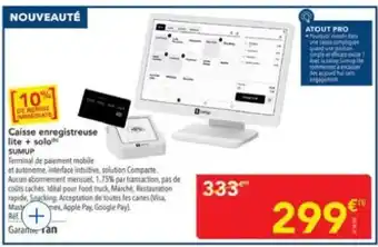 SUMUP Caisse enregistreuse lite + solo