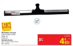 METRO Raclettes mousse offre
