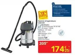 METRO KÄRCHER aspirateur offre