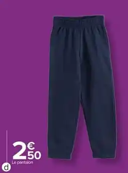 Carrefour Market d Le pantalon offre